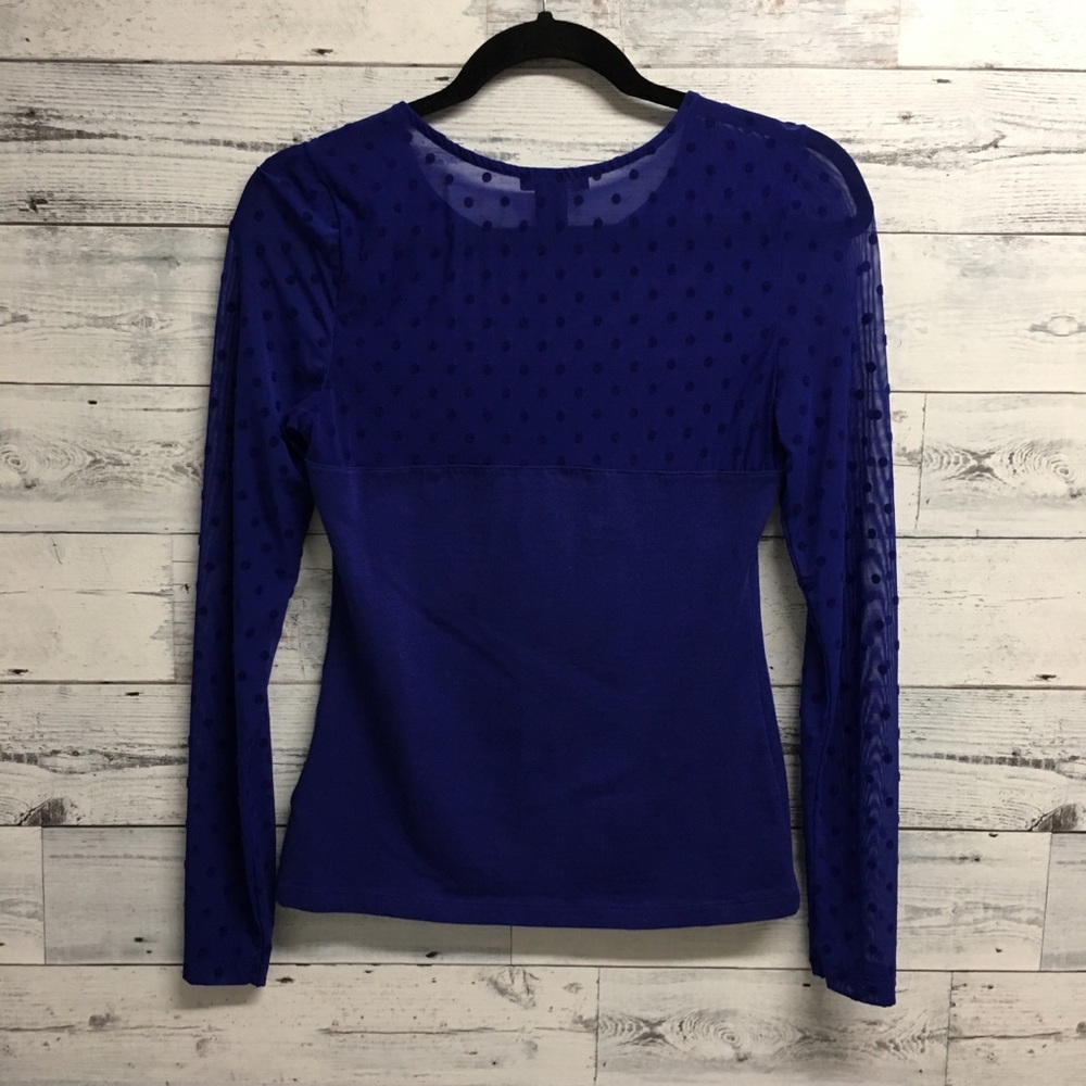 🍁 H&M dark blue long sleeve top - Picture 2 of 5